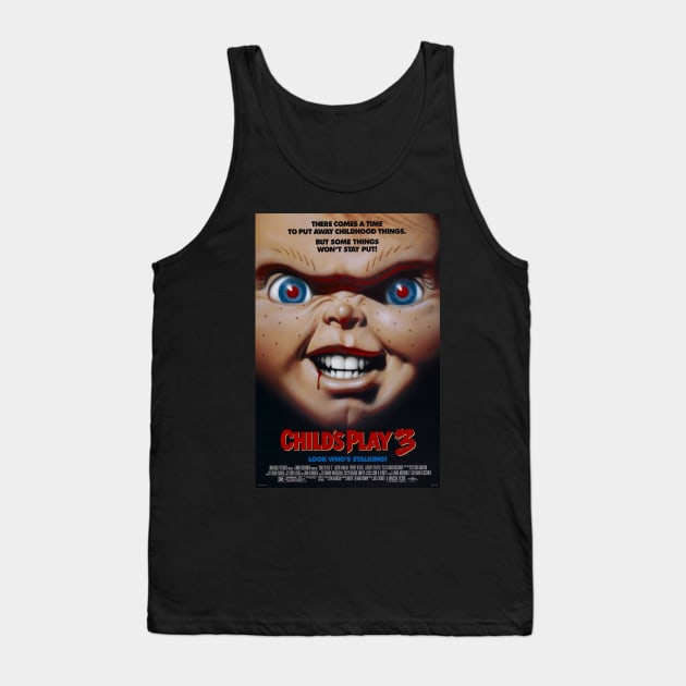 Child's Play 3 Movie Poster Tank Top by petersarkozi82@gmail.com